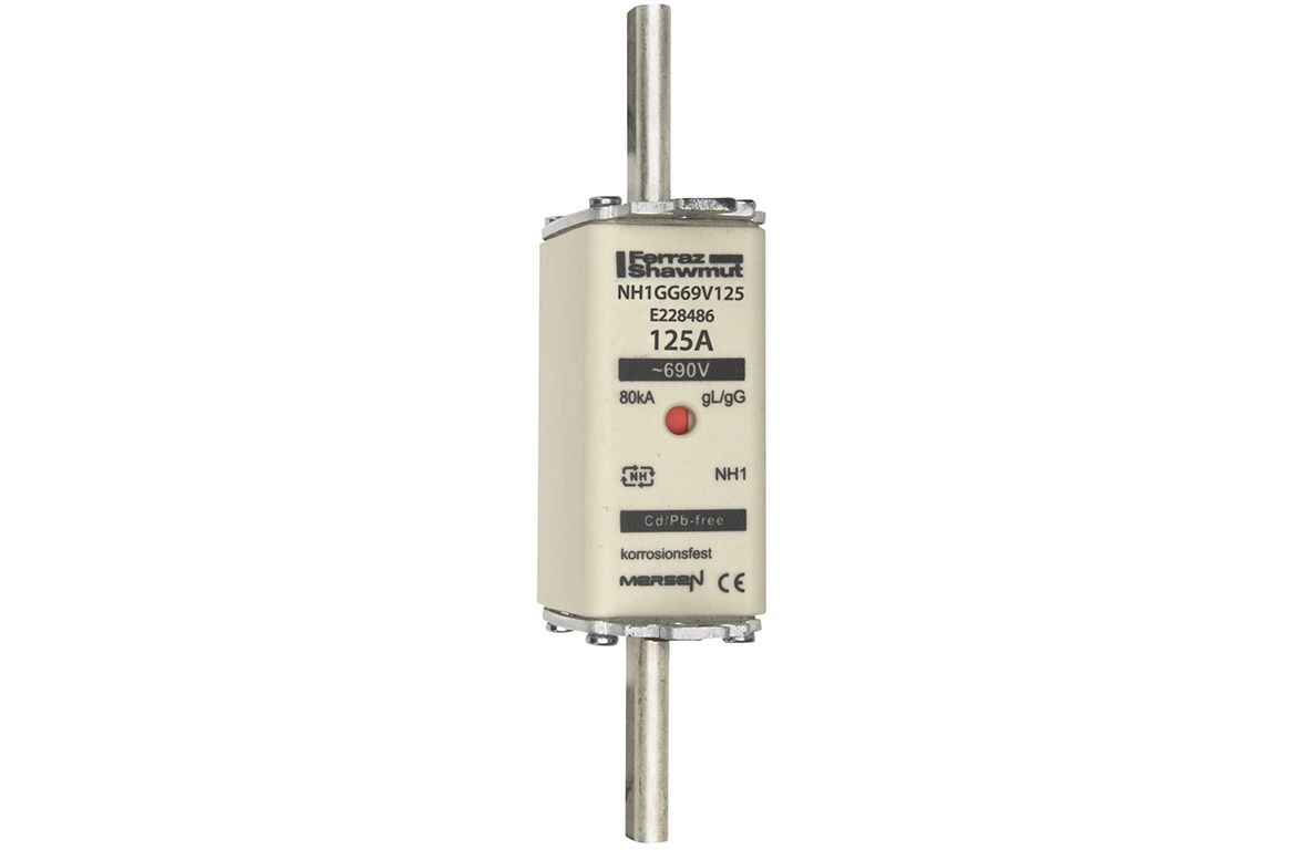 E228486 - NH fuse-link gG, 690VAC, size 1, 125A double indicator/live tags